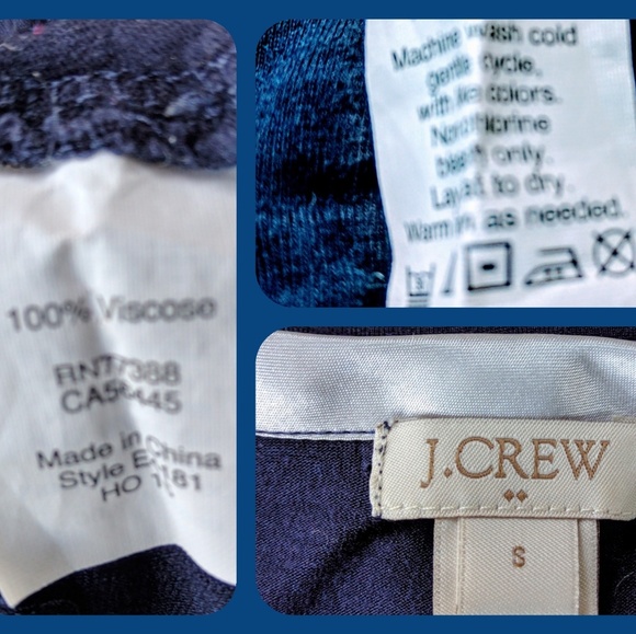 J. Crew Navy Short Sleeve Tee - Picture 8 of 8